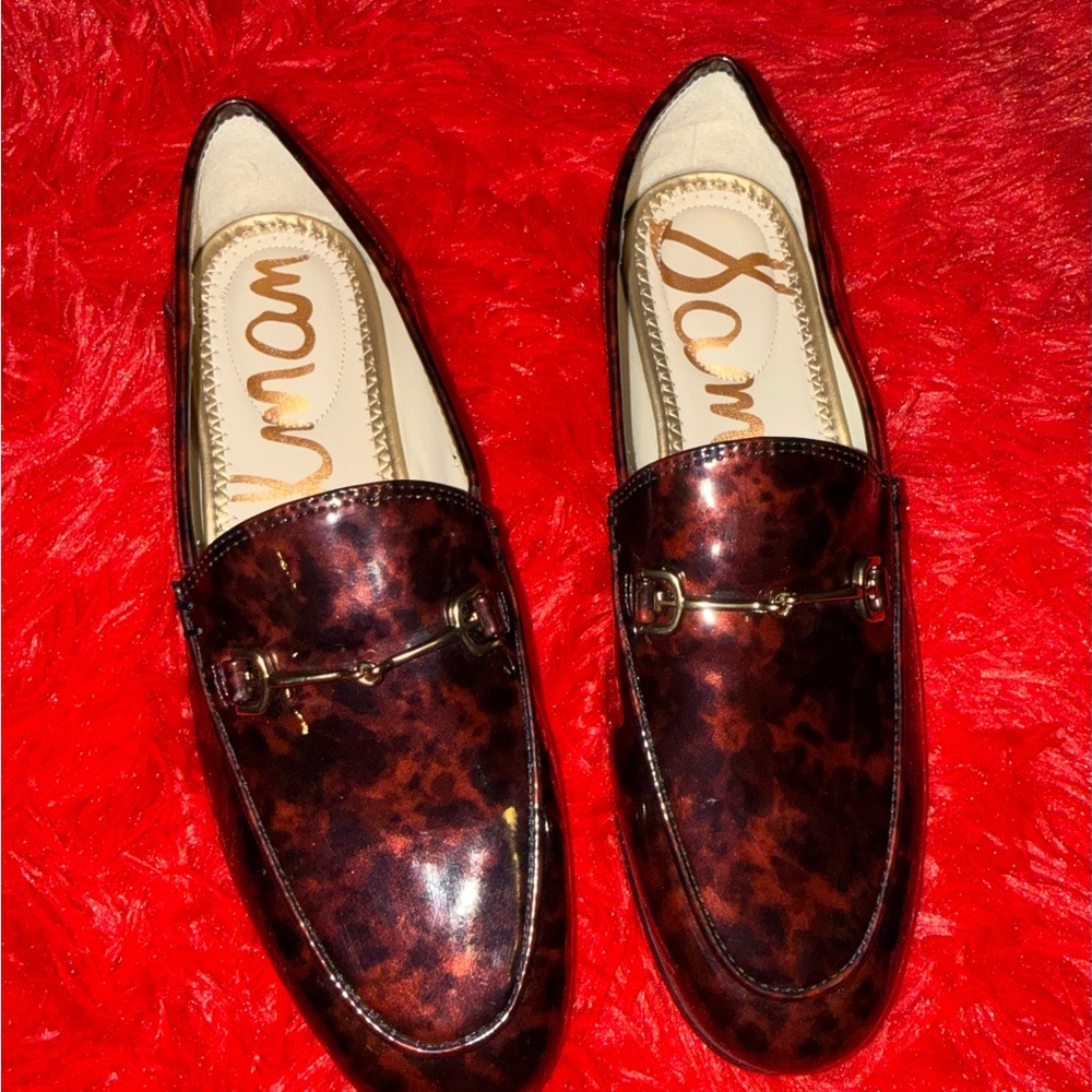Sam Edelman  Brown Tortoiseshell Driving Loafers